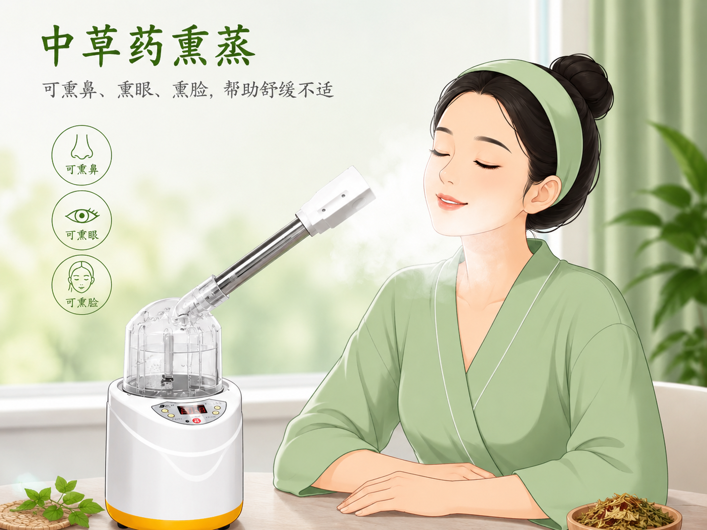 靠咖啡续命不如清理体内“伏因”：空调房里越吹越晕？一次高效草本熏蒸，把“头面风邪”洗出去